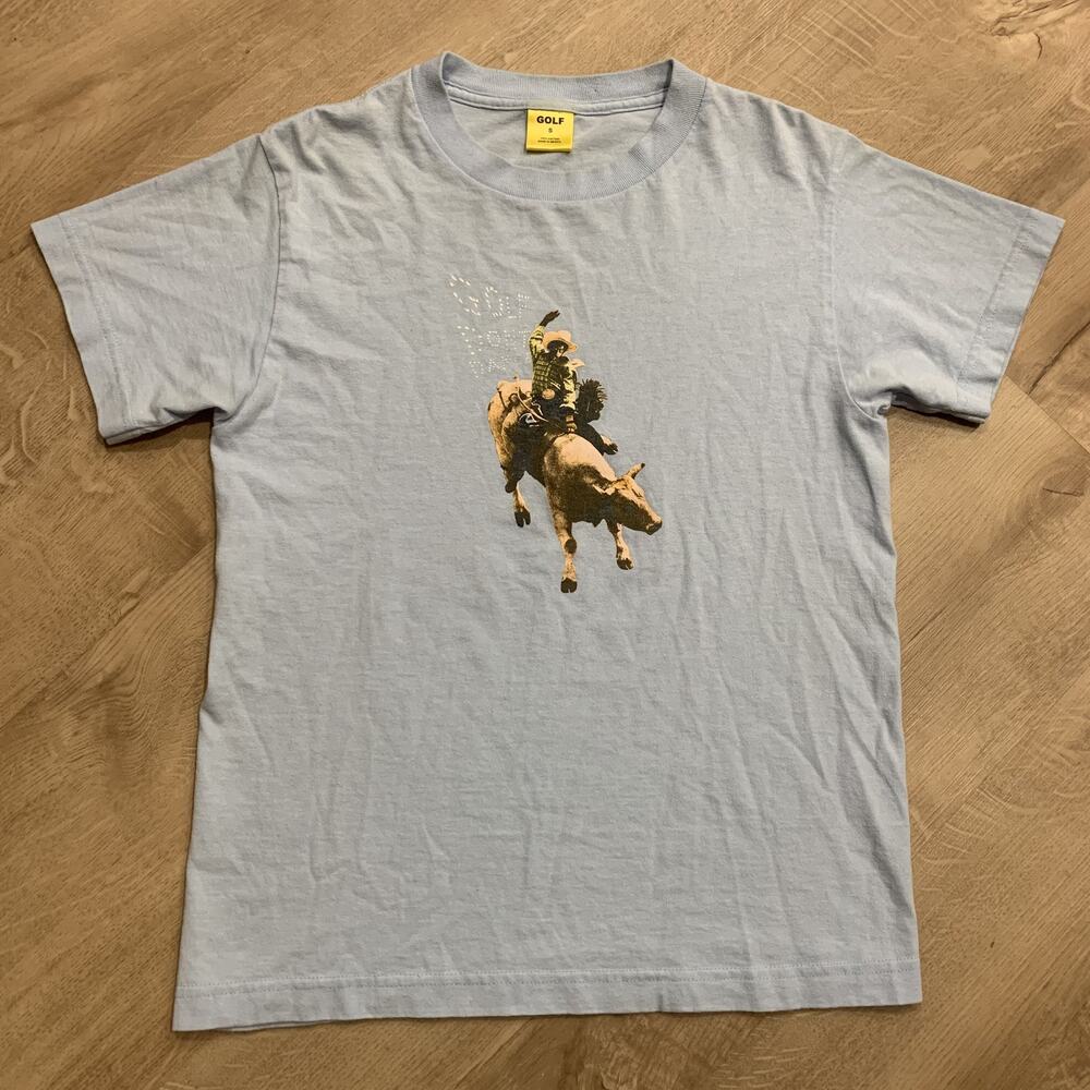 Golf Wang Tyler The Creator Odd Future T-Shirt Golf Don’t Dance Blue Men’s Small